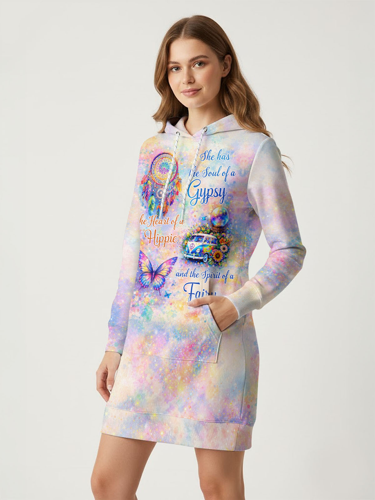 "Whimsy" Hoodie Dress