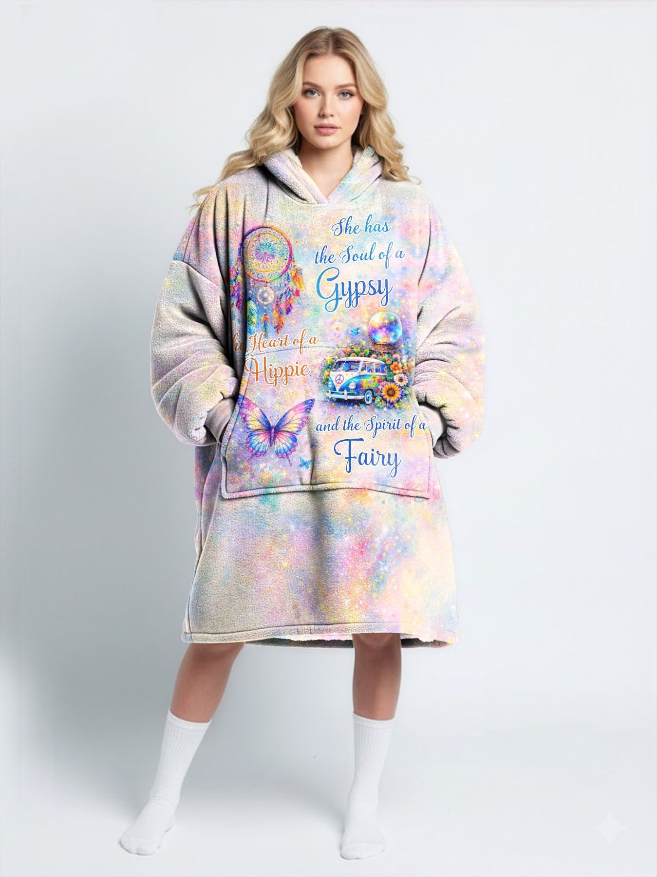 "Whimsy" Blanket Hoodie