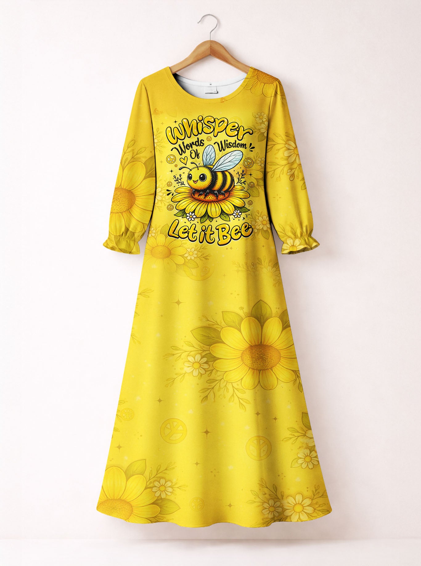 "Honey" Long Sleeve Maxi Dress