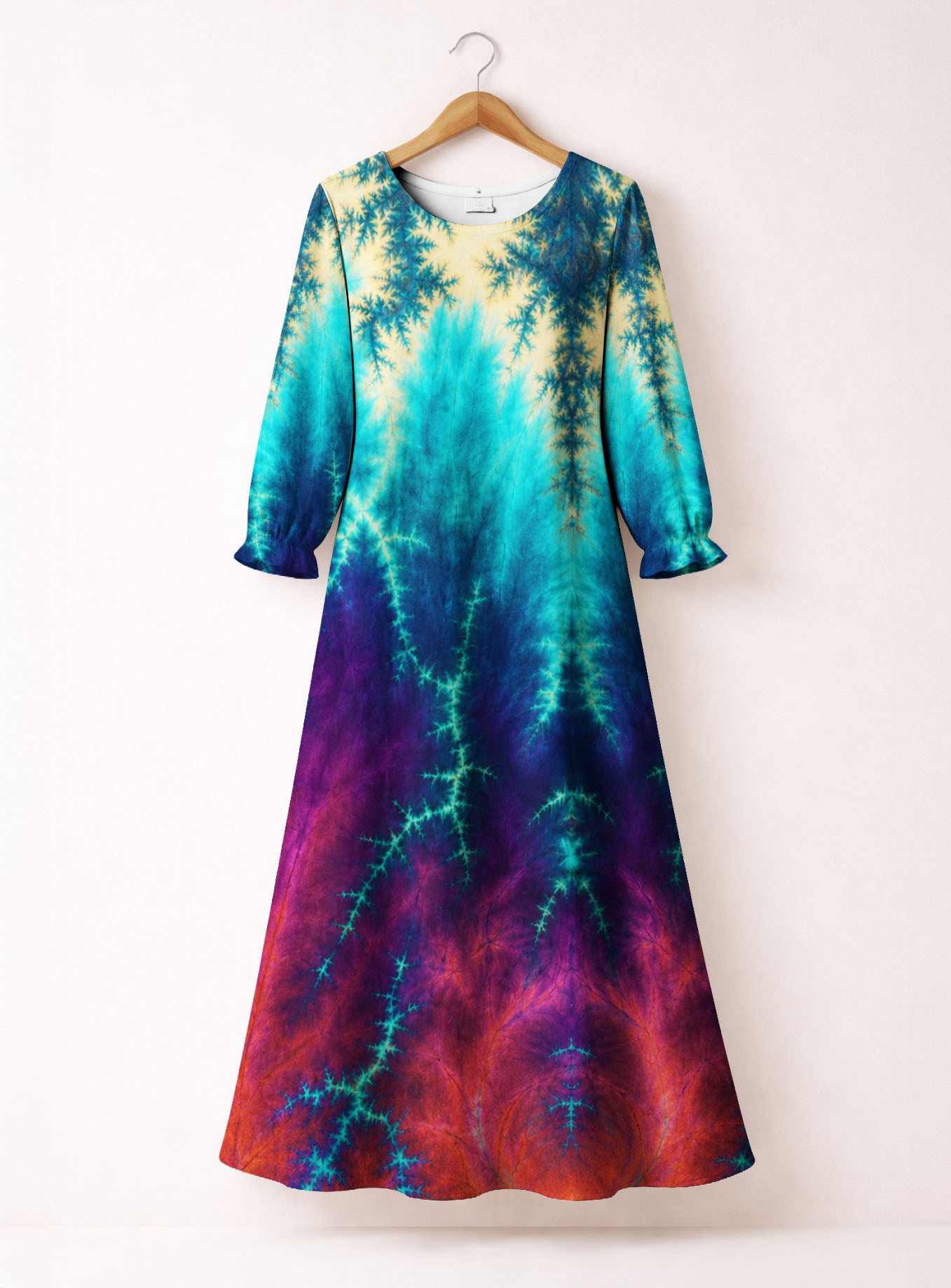 "FROST" Long Sleeve Maxi Dress