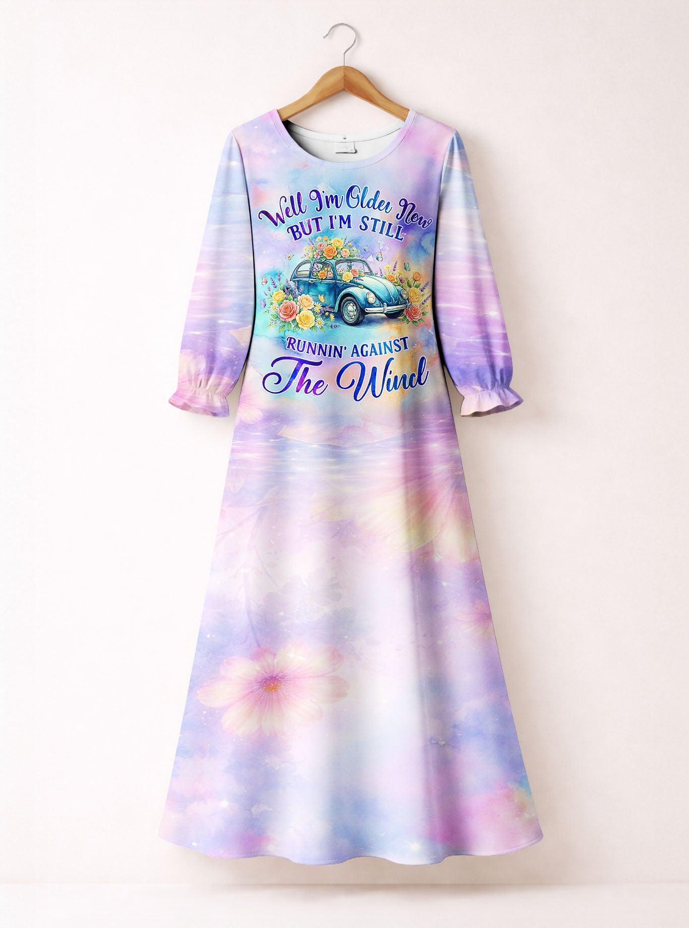 "Drift" Long Sleeve Maxi Dress