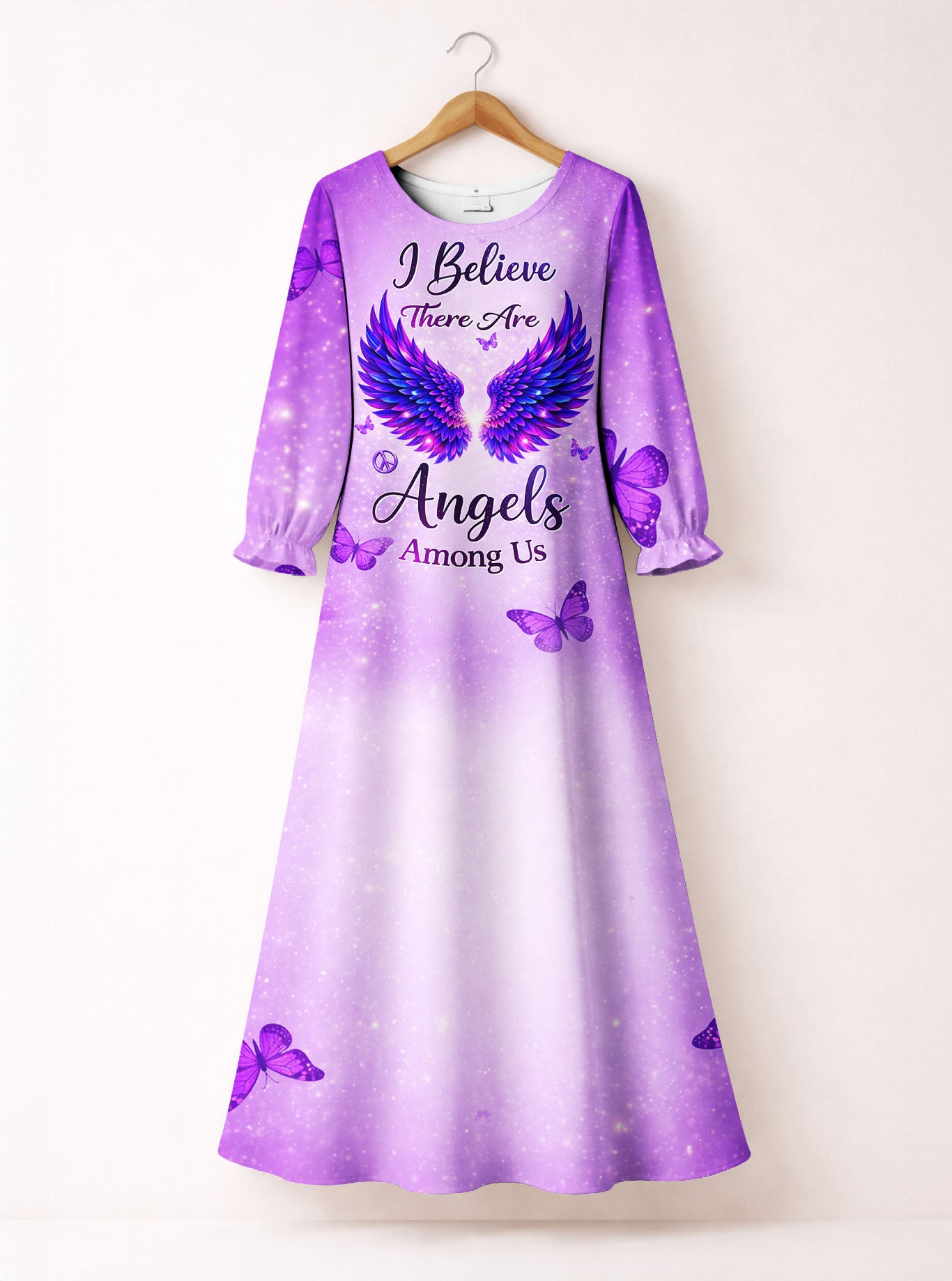 "Grace" Long Sleeve Maxi Dress