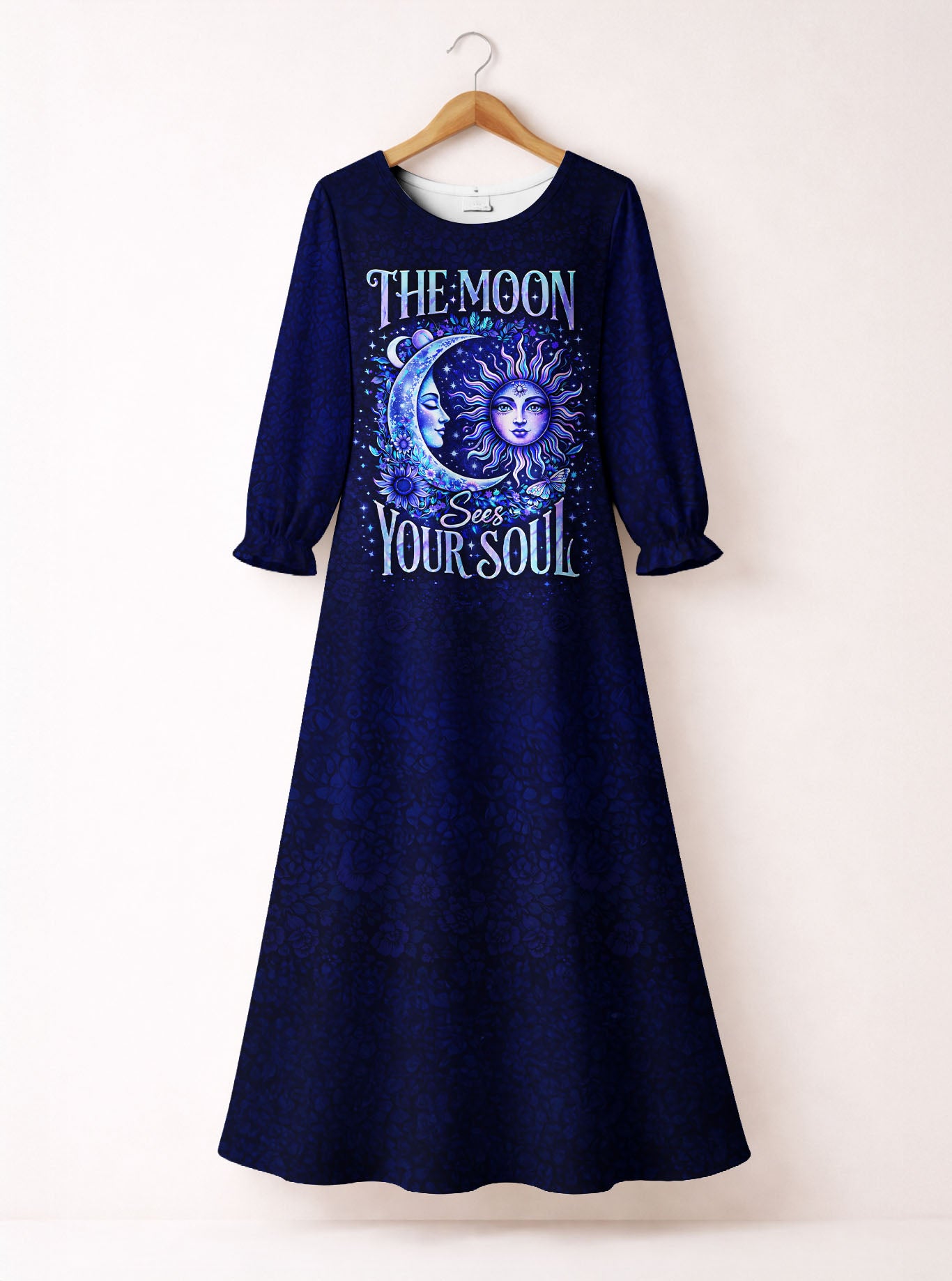 "Gaze" Long Sleeve Maxi Dress