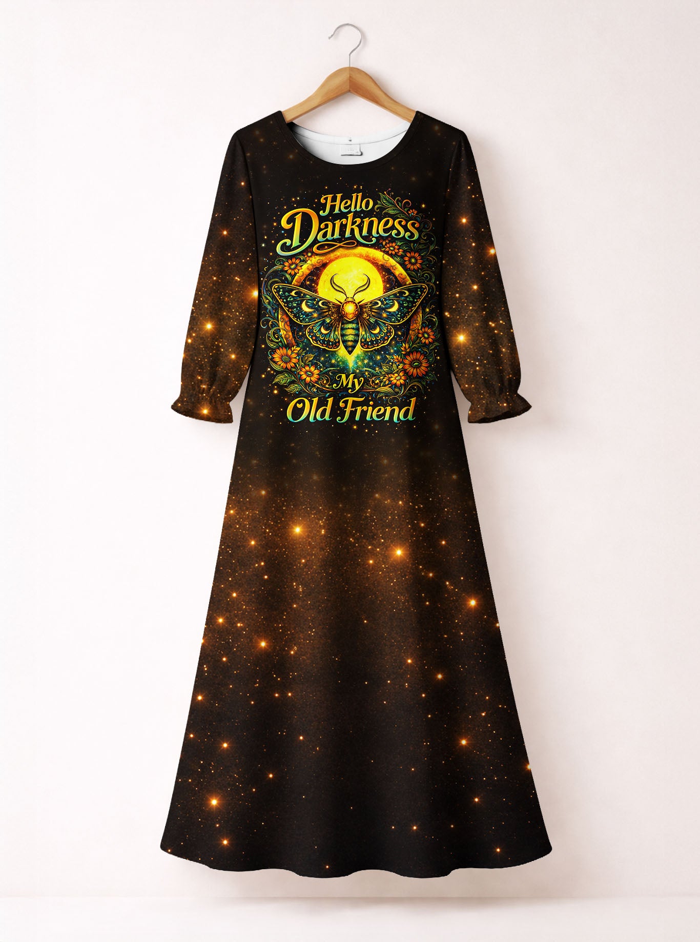 "Ember" Long Sleeve Maxi Dress