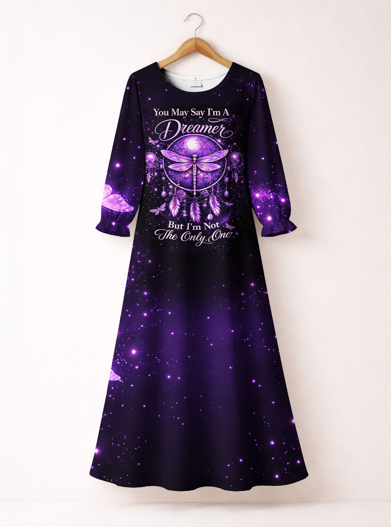 "Reverie" Long Sleeve Maxi Dress