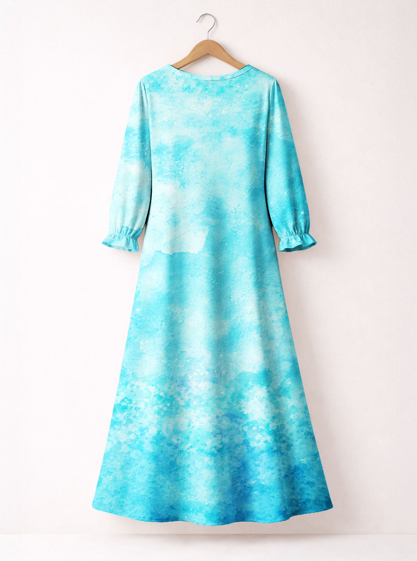 "Brave" Long Sleeve Maxi Dress