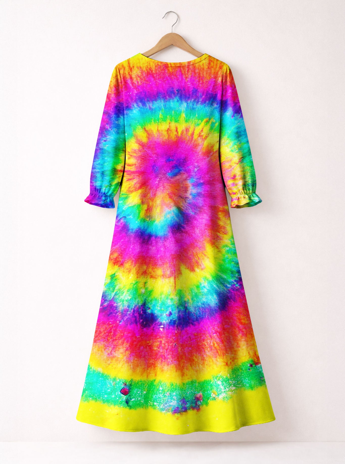 "Roam" Long Sleeve Maxi Dress