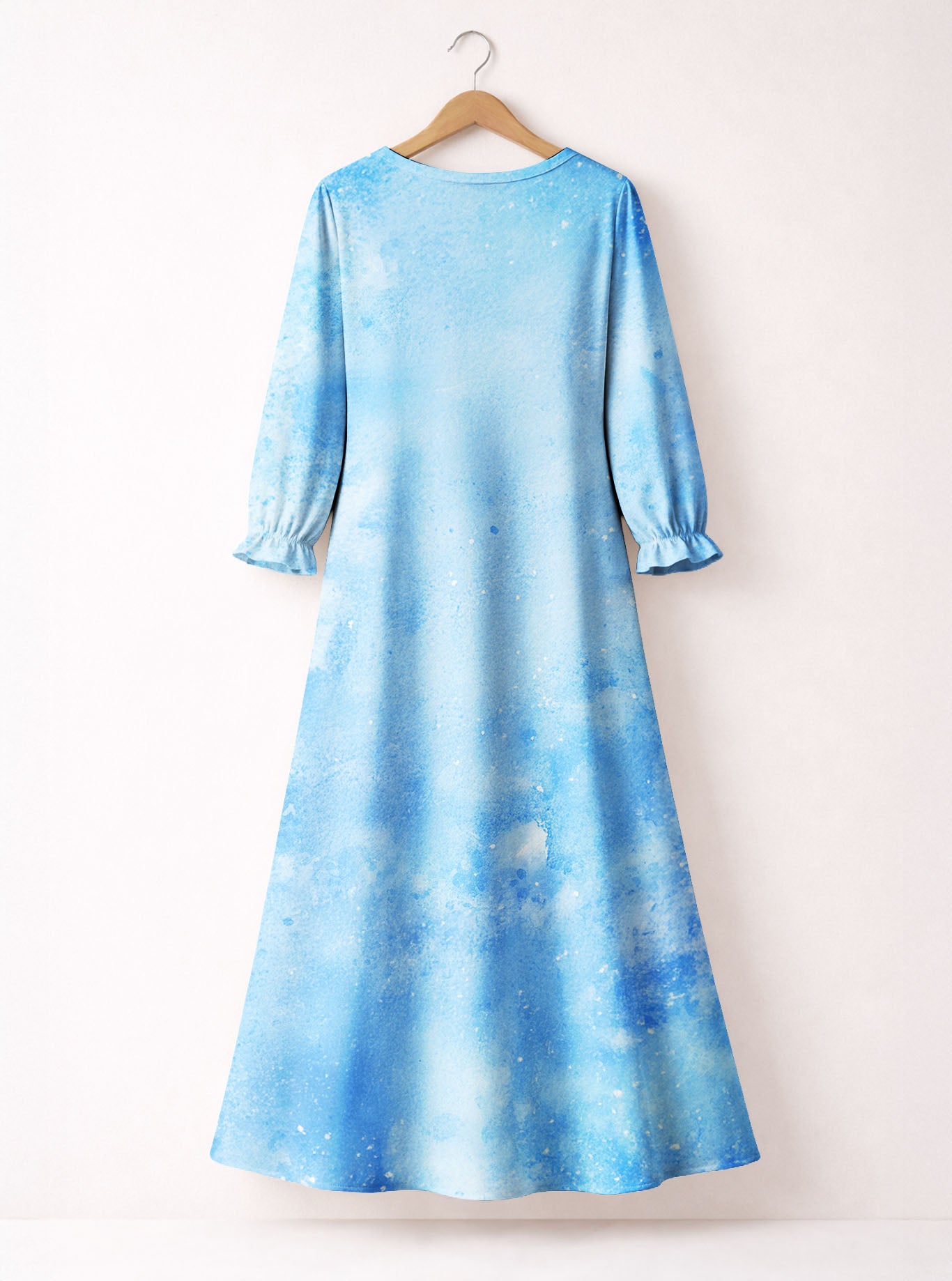 "Hush" Long Sleeve Maxi Dress