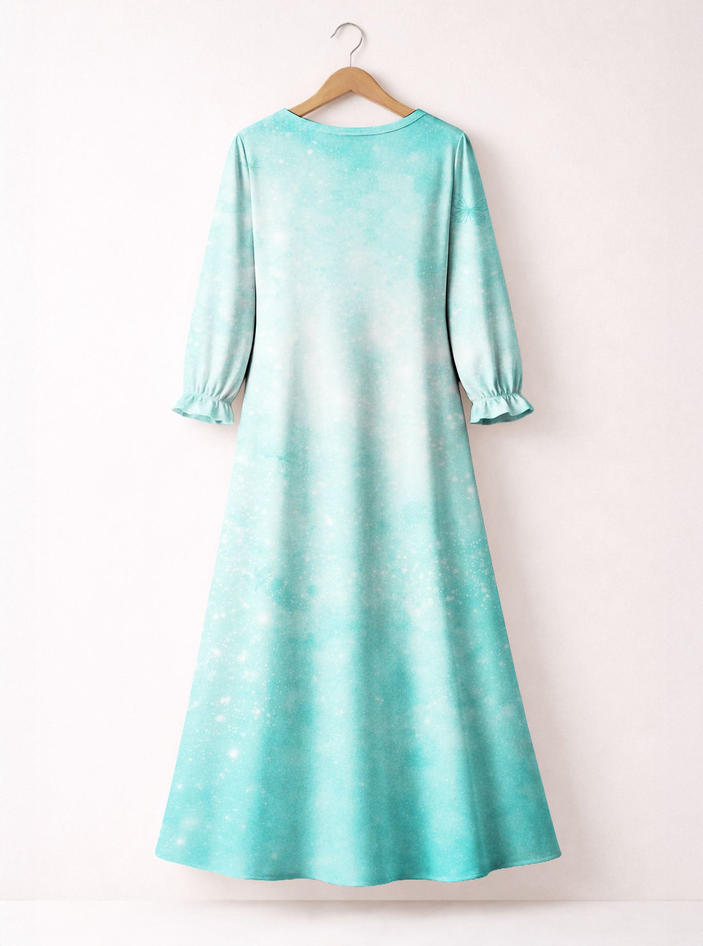 "Wisp" Long Sleeve Maxi Dress