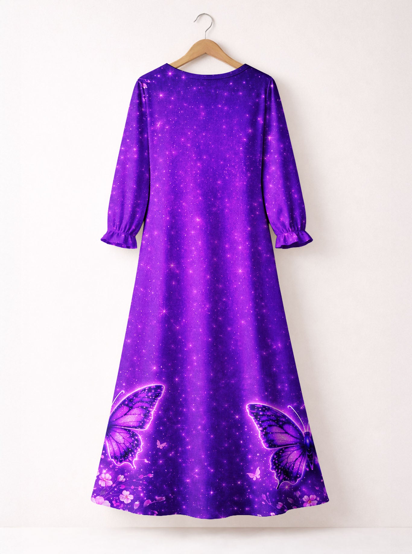 "Fury" Long Sleeve Maxi Dress