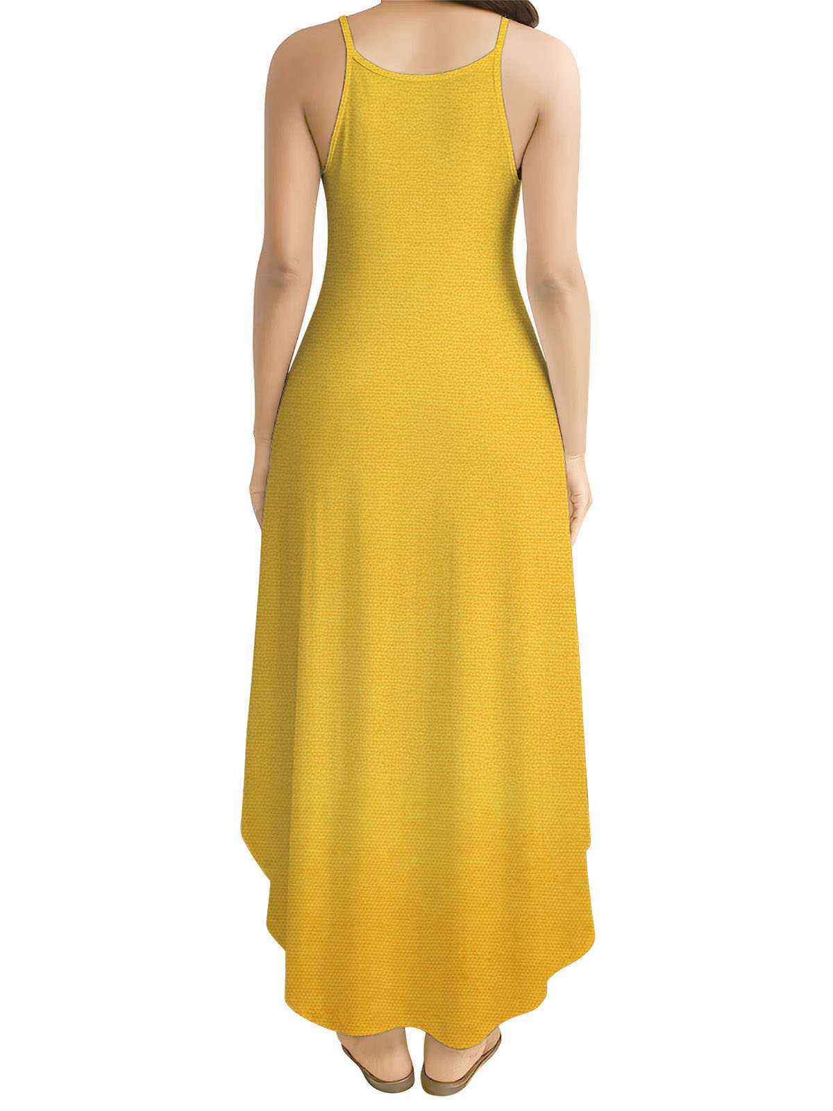 Yellow "Moxie" Maxi Dress