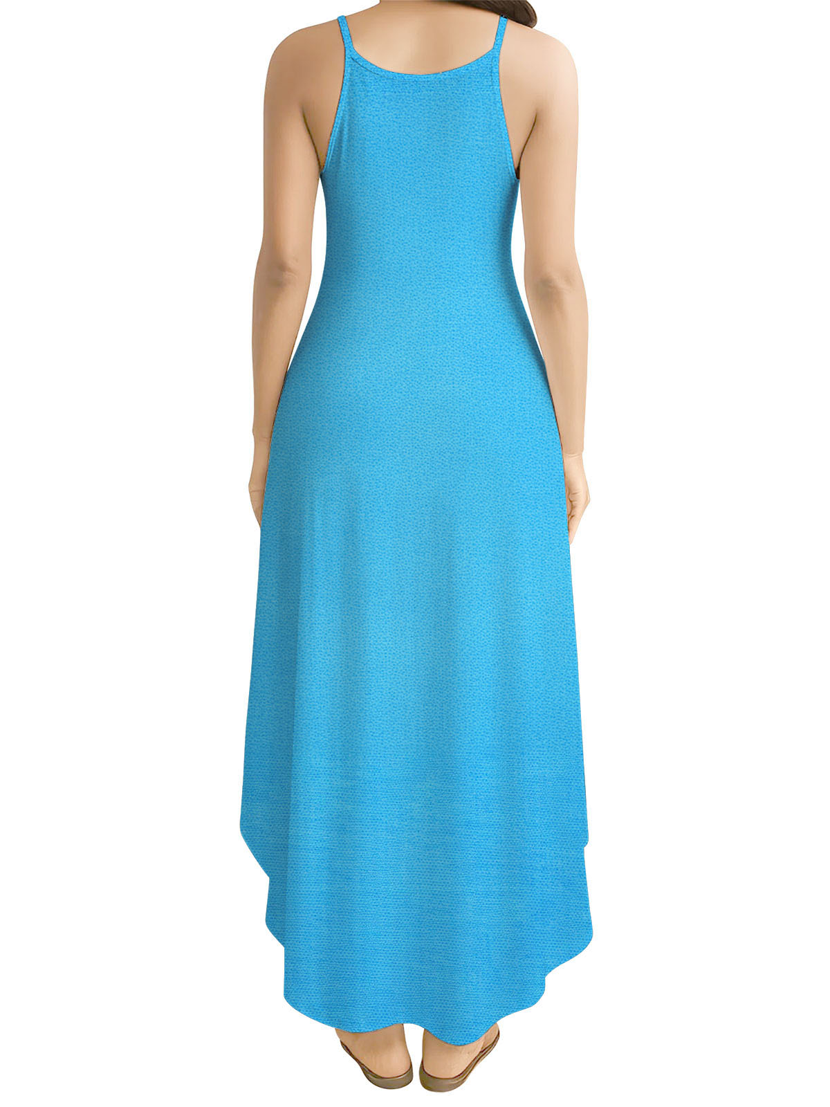 Turquoise "Moxie" Maxi Dress