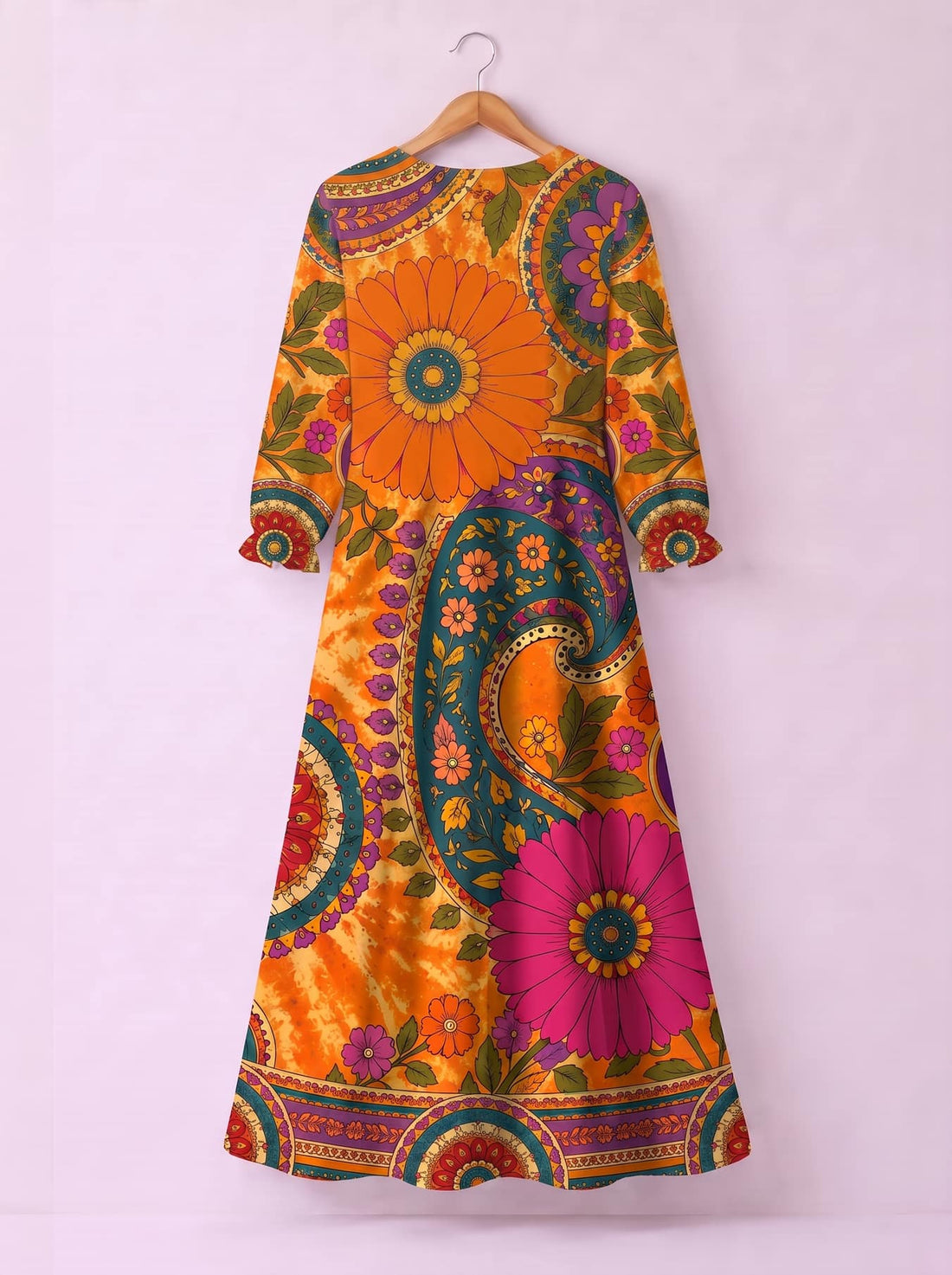"Amber" Long Sleeve Maxi Dress