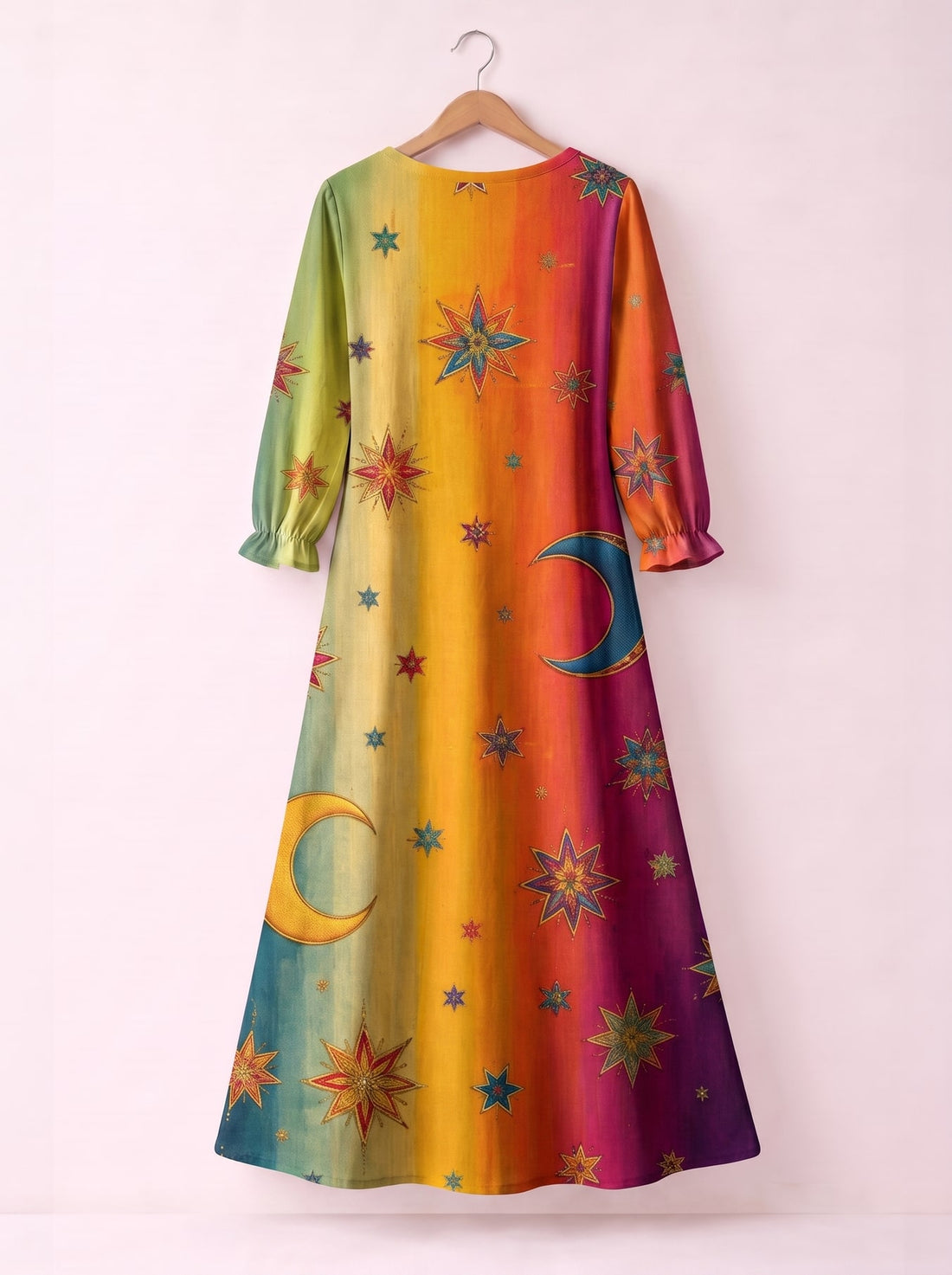 "Stardust" Long Sleeve Maxi Dress
