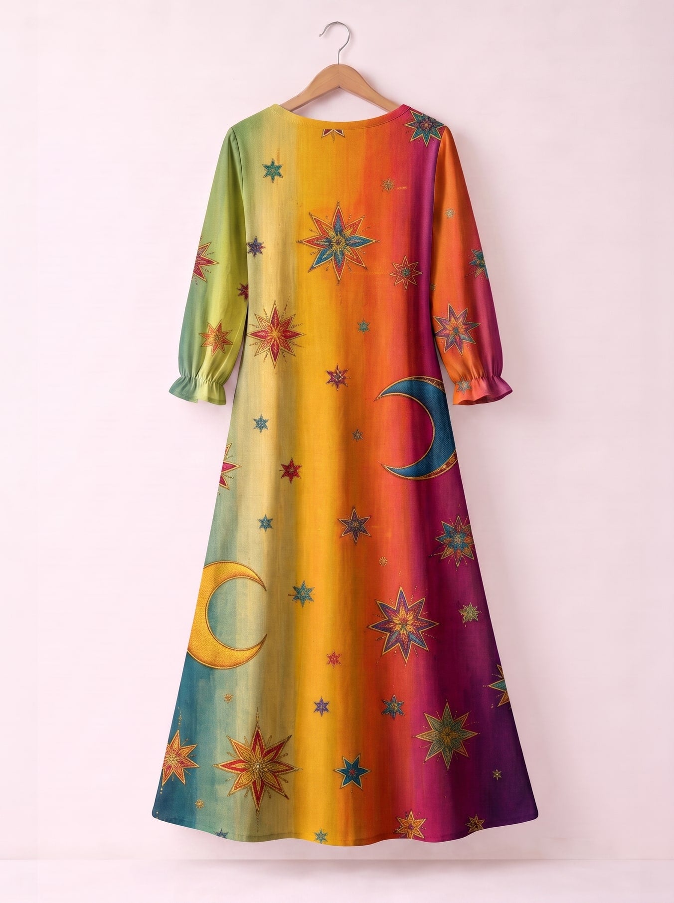 "Stardust" Long Sleeve Maxi Dress
