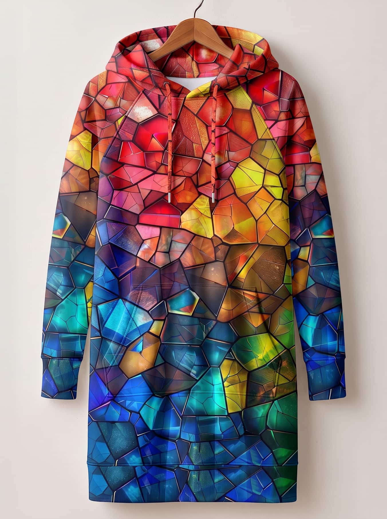 "Prism" Hoodie Dress
