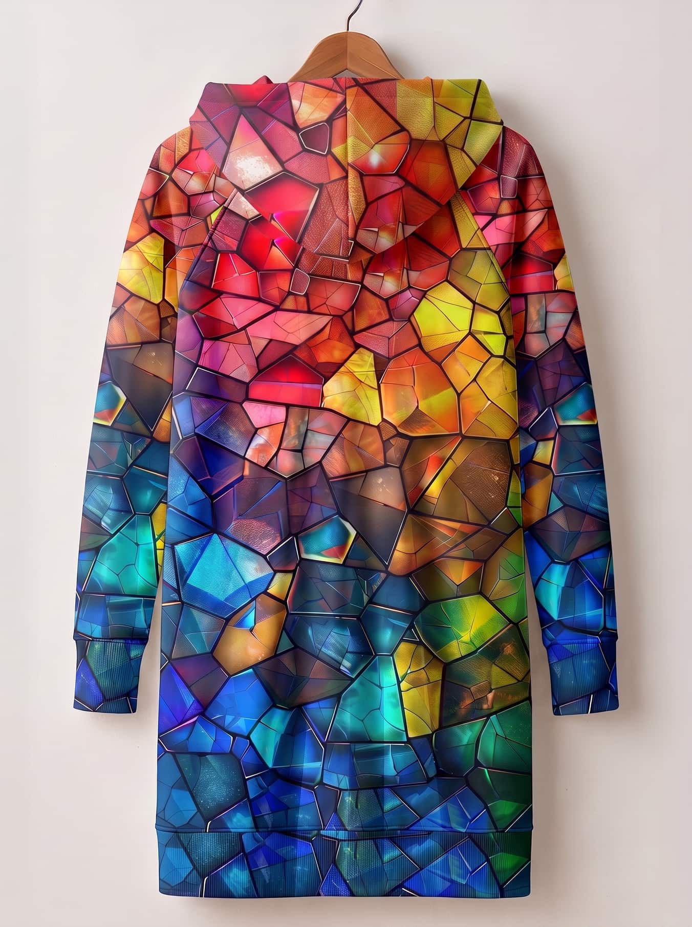 "Prism" Hoodie Dress