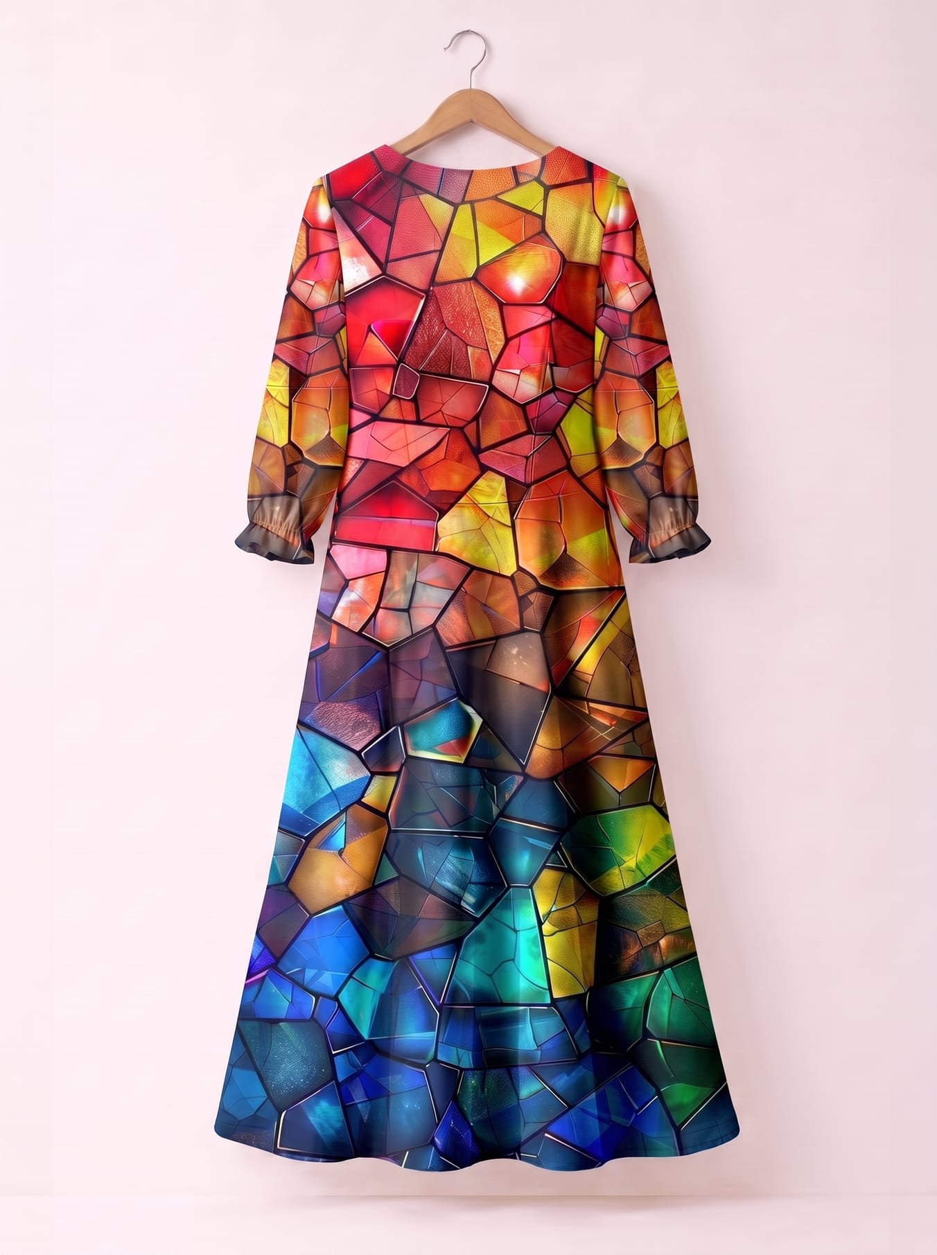 "Prism" Long Sleeve Maxi Dress