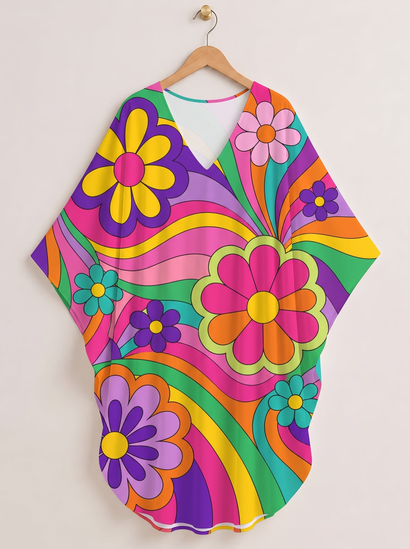 "Groovy" Kaftan Dress