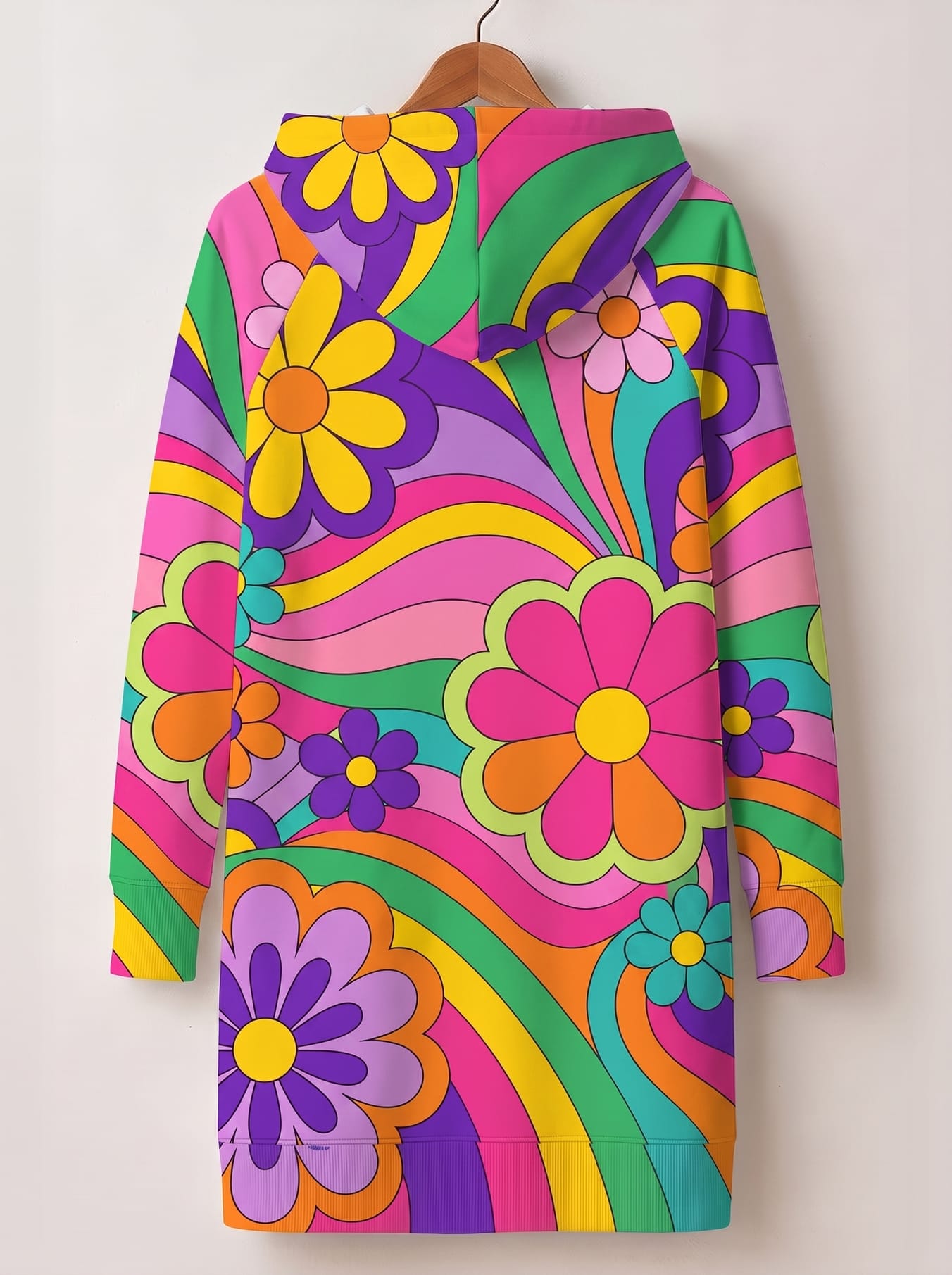"Groovy" Hoodie Dress