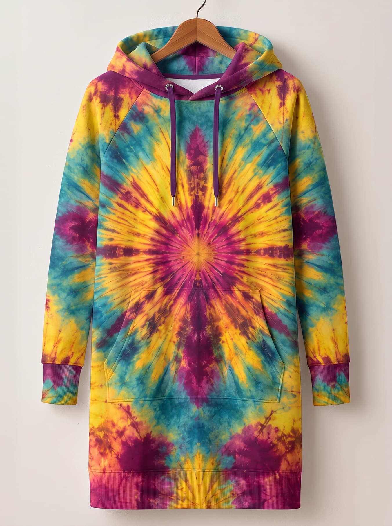 "Kaleidoscope" Hoodie Dress