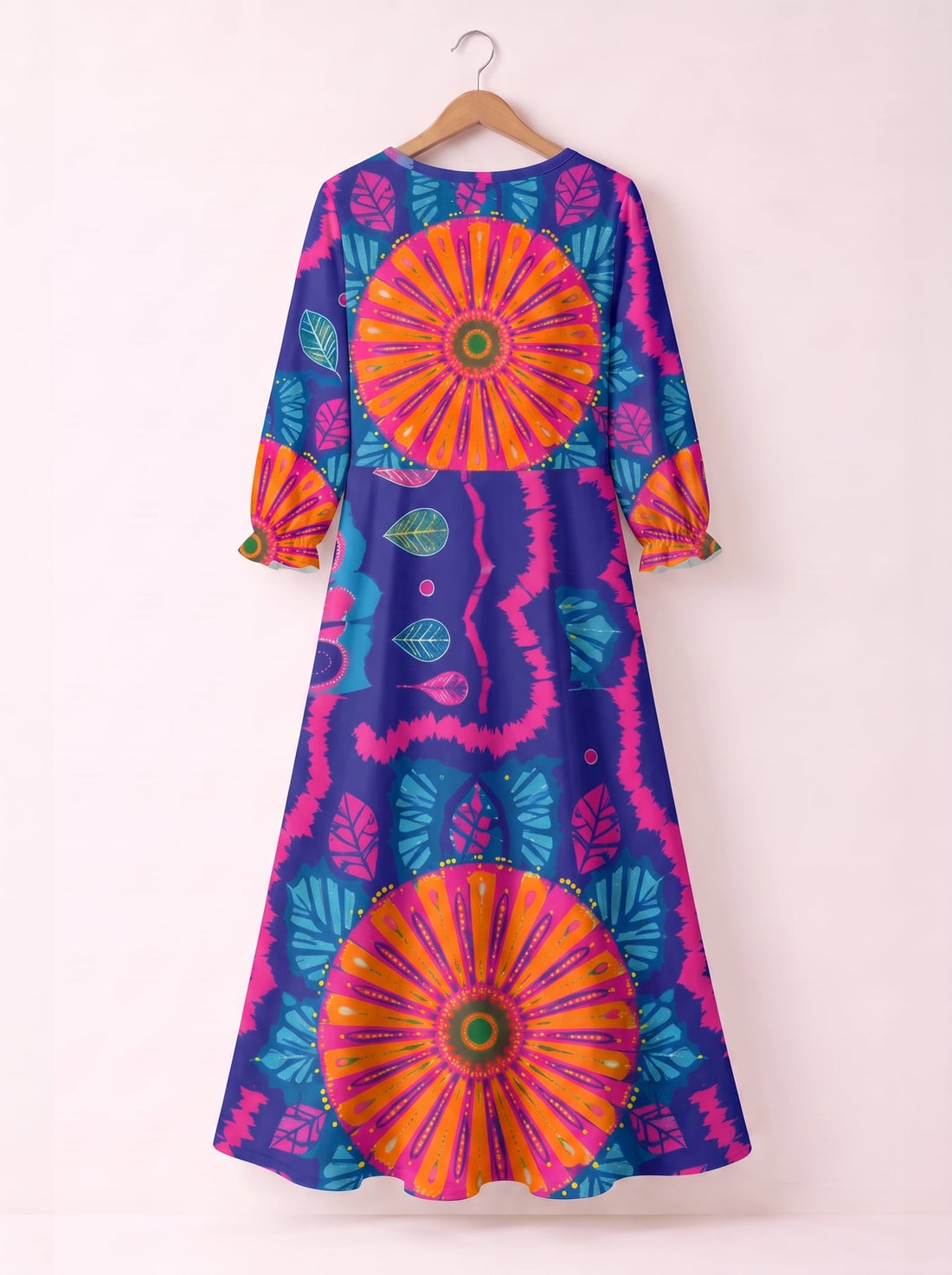 "Bohemia" Long Sleeve Maxi Dress