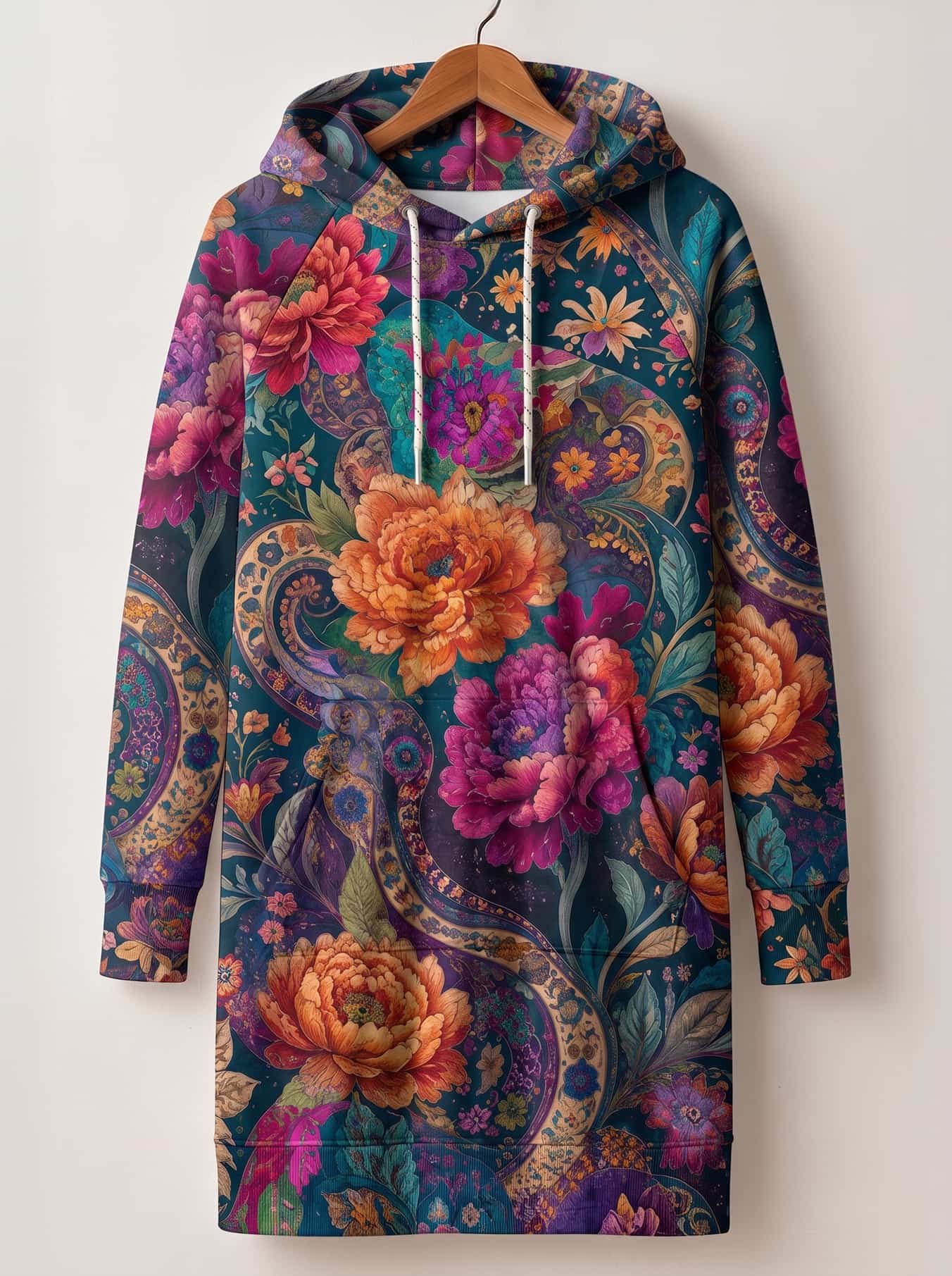 "Wildflower" Hoodie Dress