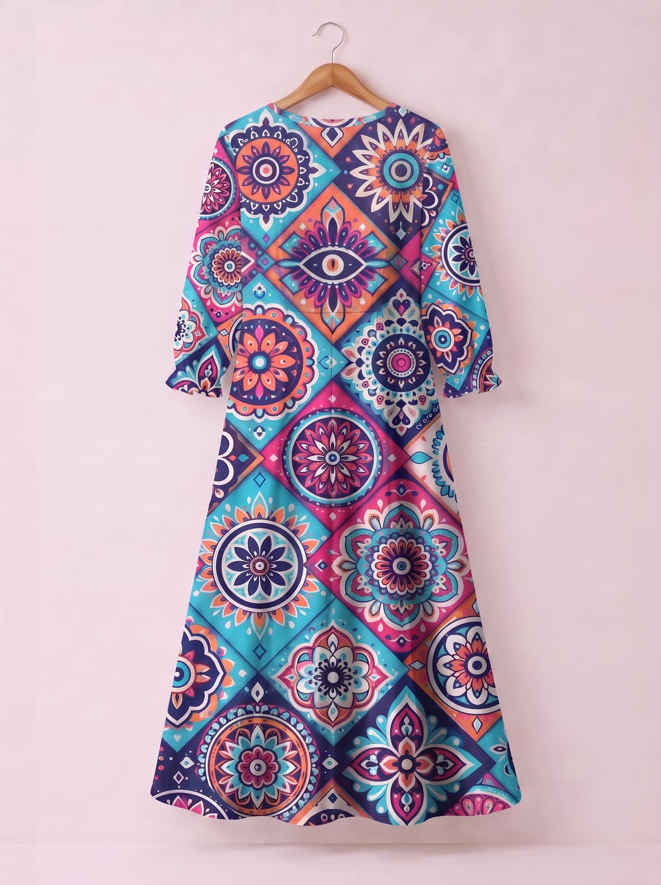"Gypsy" Long Sleeve Maxi Dress