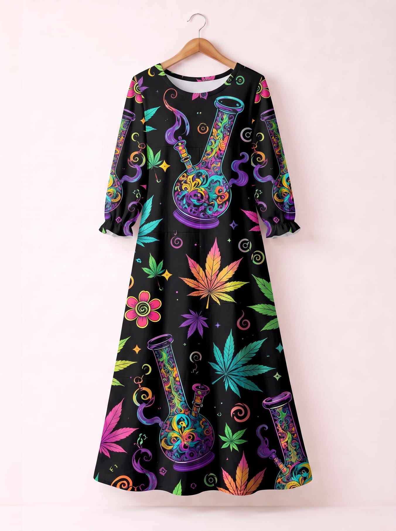 "Haze" Long Sleeve Maxi Dress