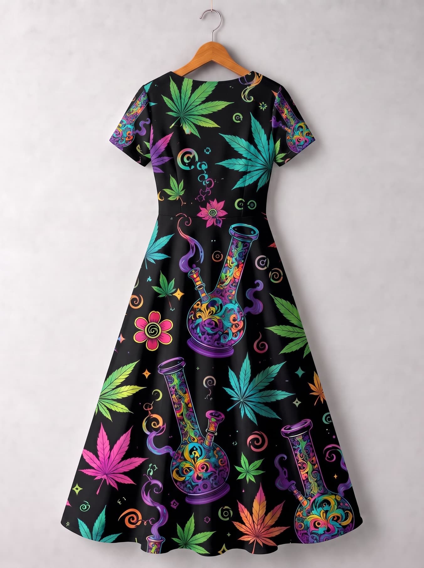 "Haze" Short Sleeve Maxi Dress