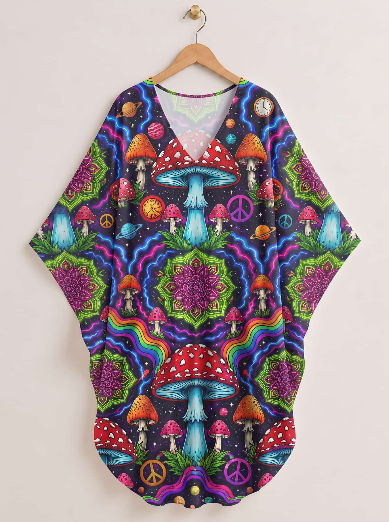 "Toadstool" Kaftan Dress