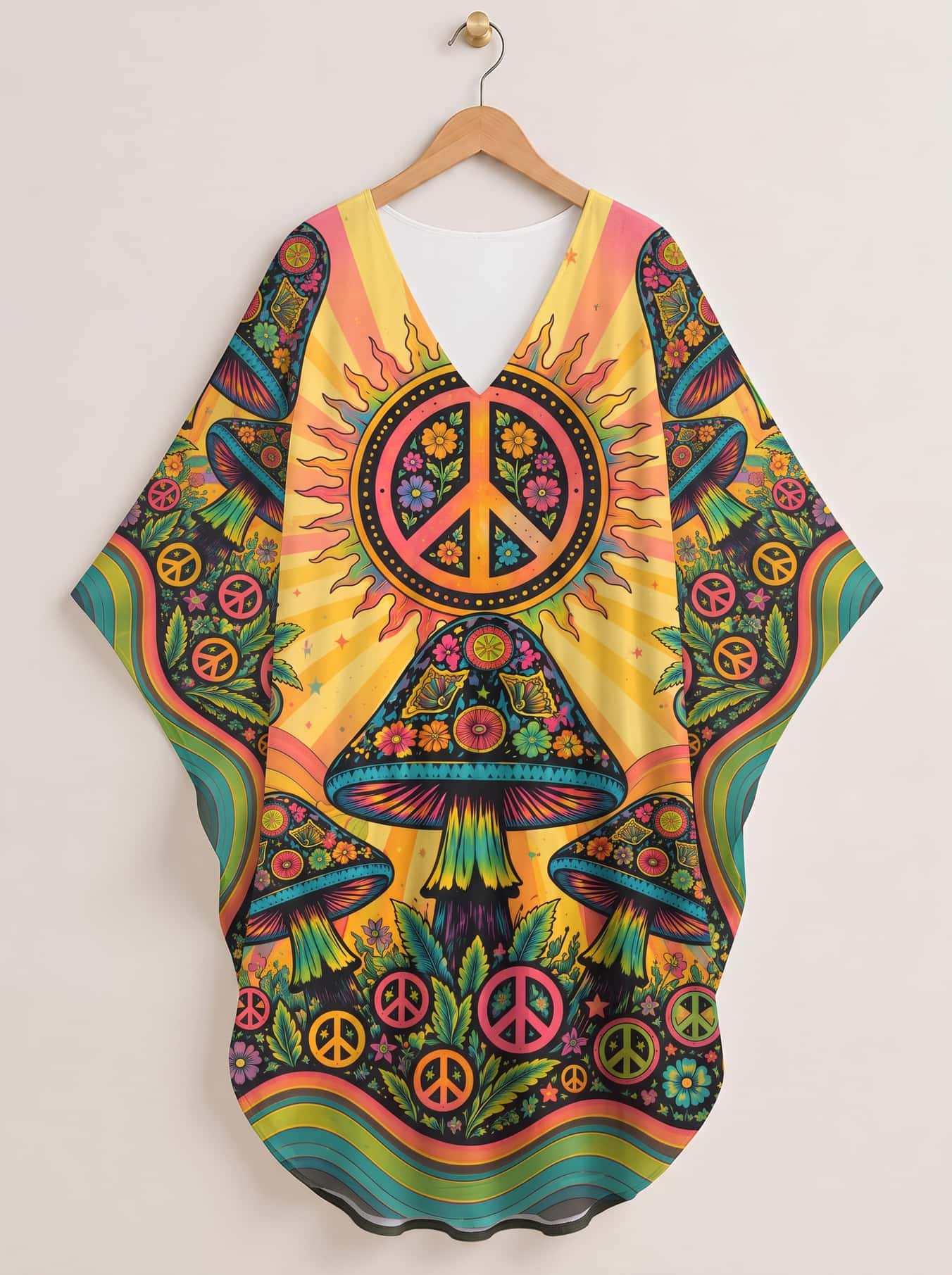 "Woodstock" Kaftan Dress