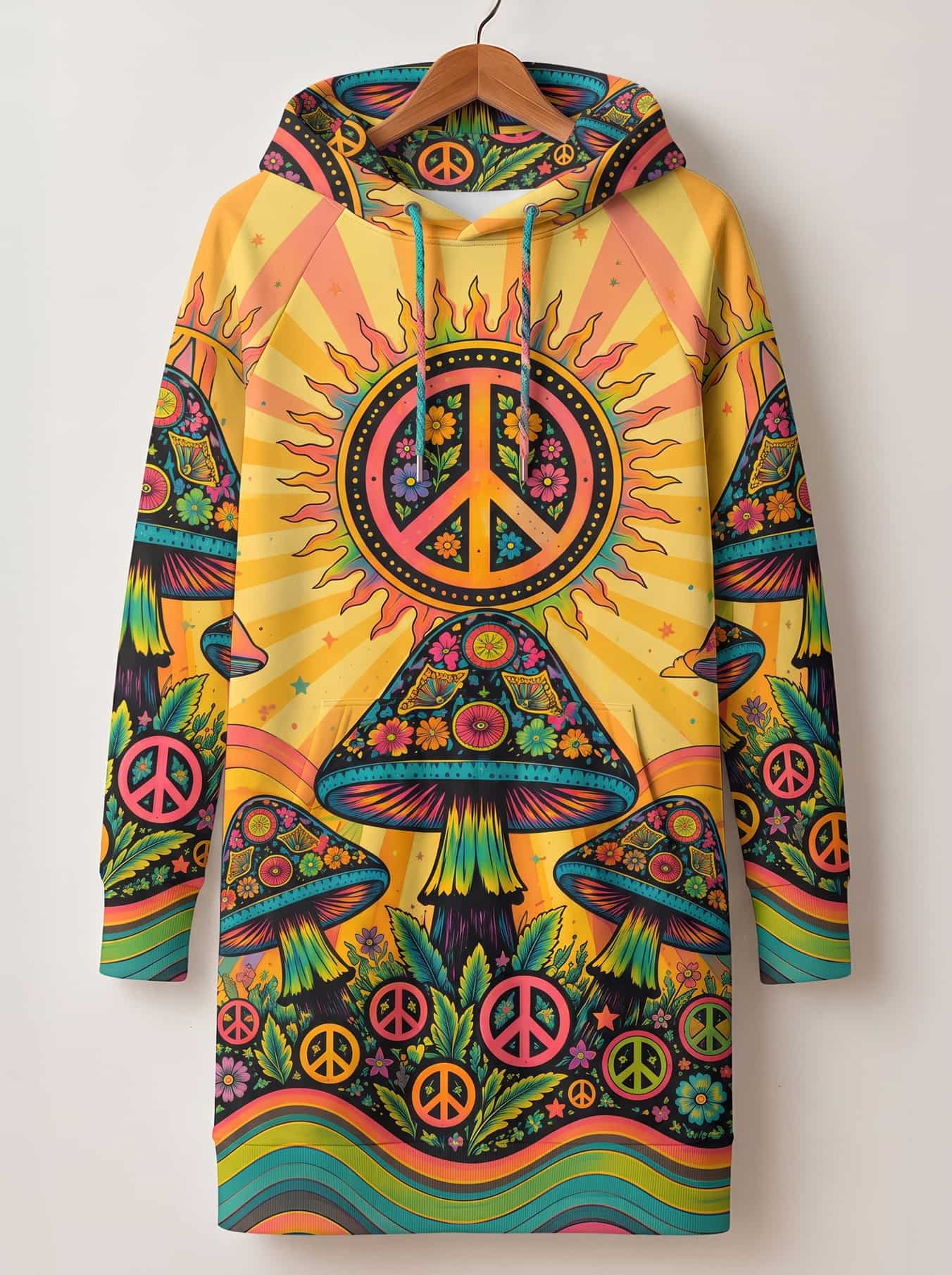 "Woodstock" Hoodie Dress