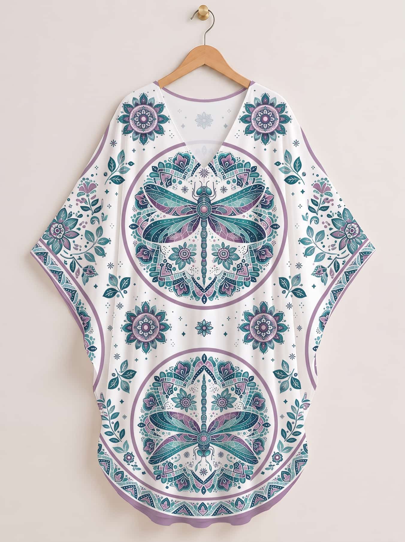 "Dragonfly" Kaftan Dress