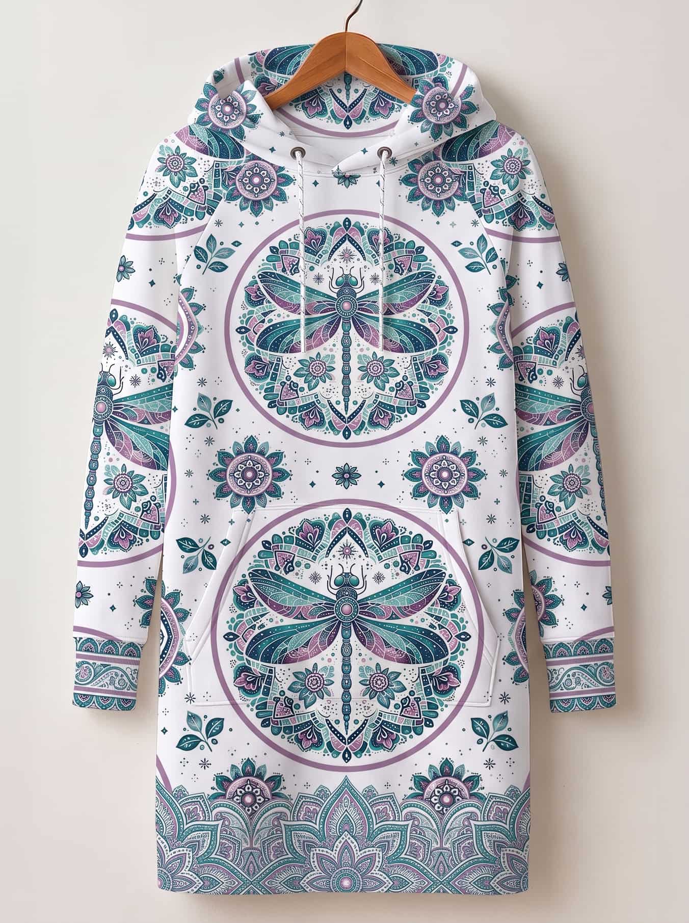 "Dragonfly" Hoodie Dress