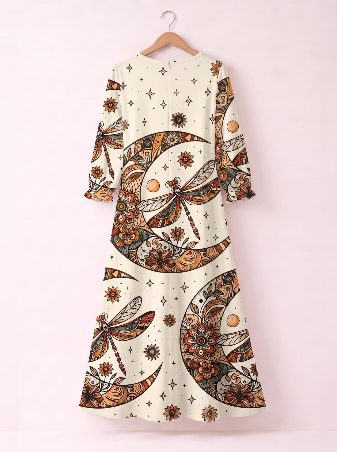 "Luna" Long Sleeve Maxi Dress