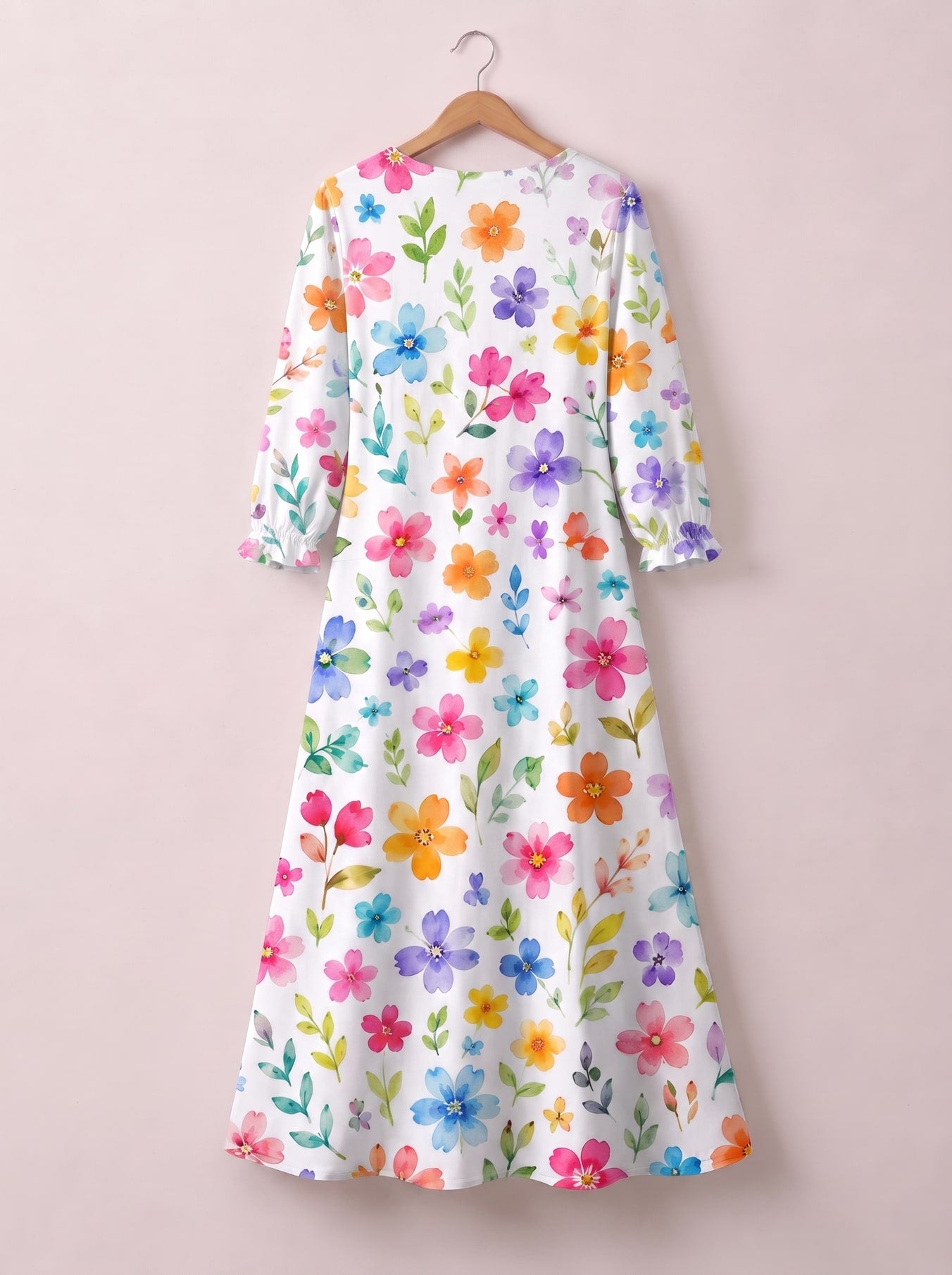 "Posy" Long Sleeve Maxi Dress
