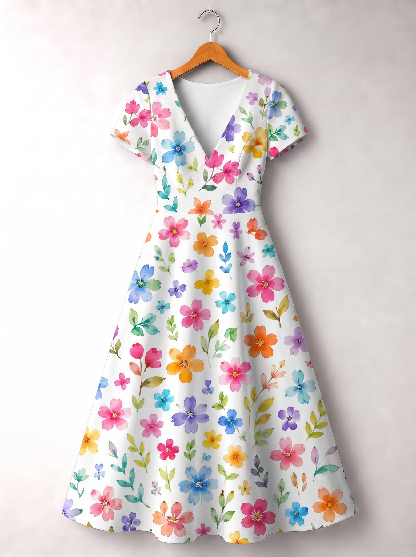 "Posy" Short Sleeve Maxi Dress