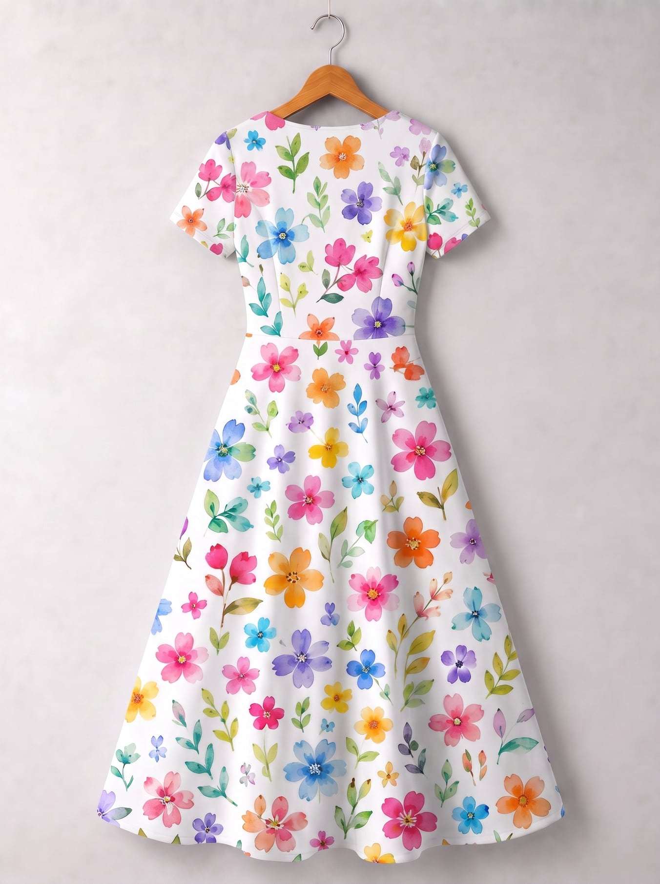 "Posy" Short Sleeve Maxi Dress