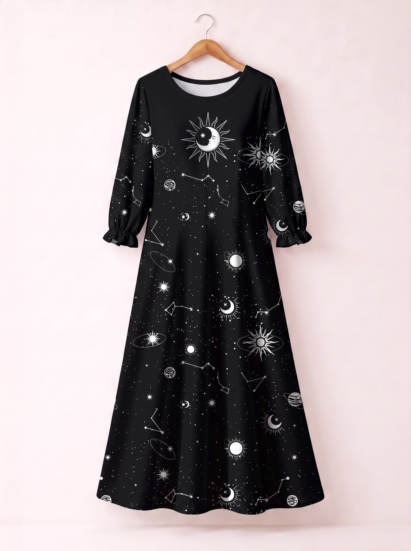 "Orion" Long Sleeve Maxi Dress