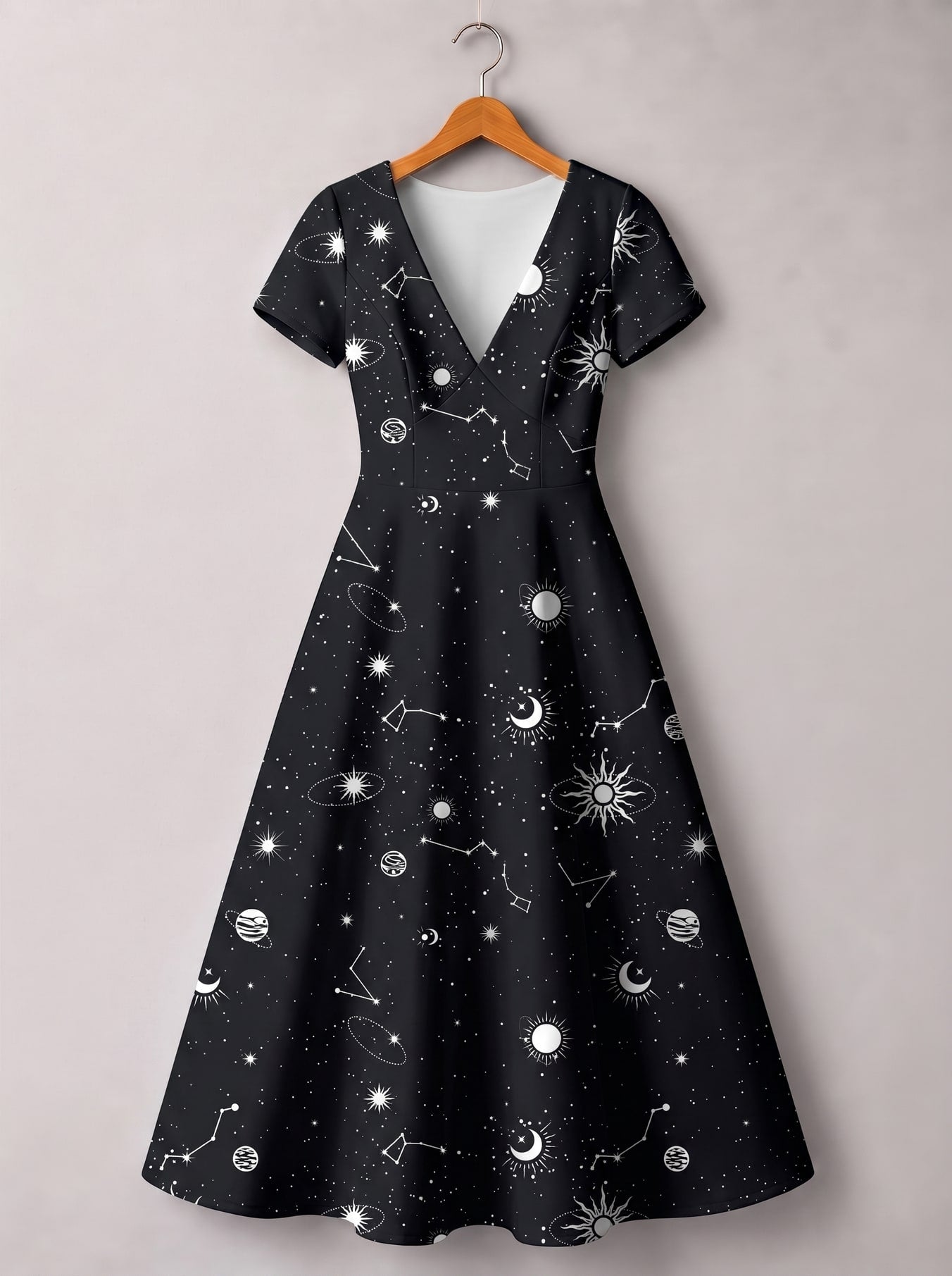 "Orion" Short Sleeve Maxi Dress