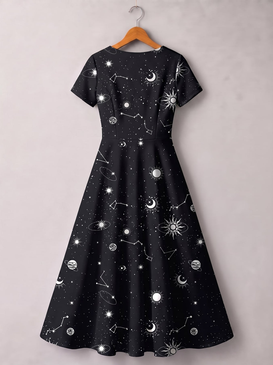 "Orion" Short Sleeve Maxi Dress