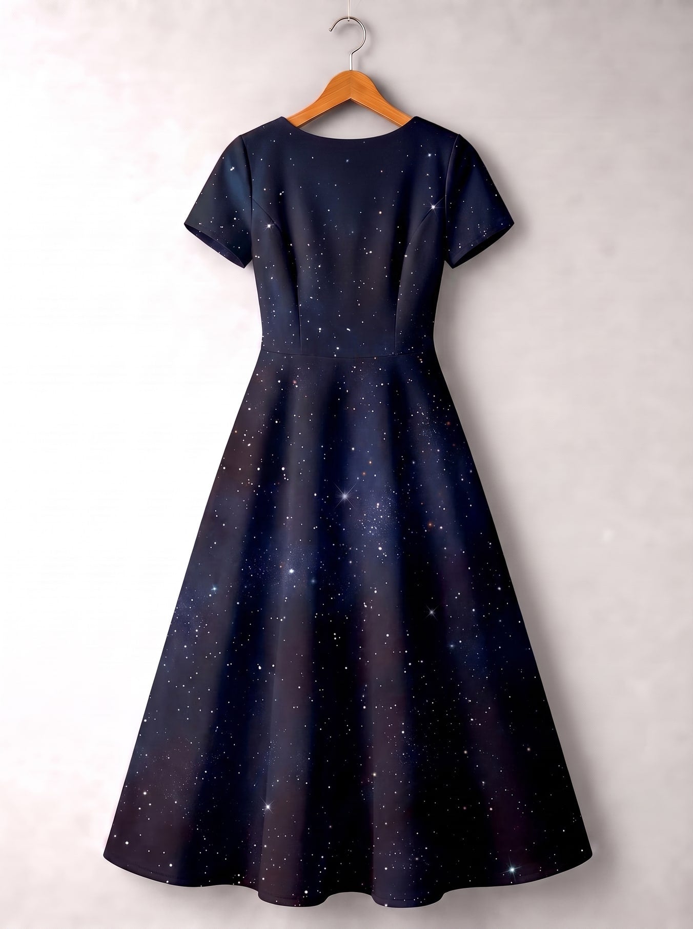 "Nebula" Short Sleeve Maxi Dress