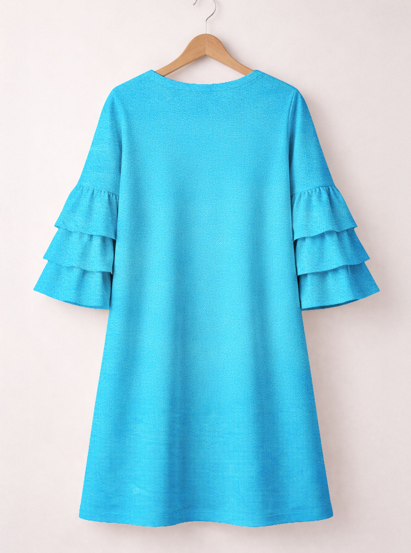 Turquoise "Moxie" Stacked Ruffle Dress & Leggings Deal