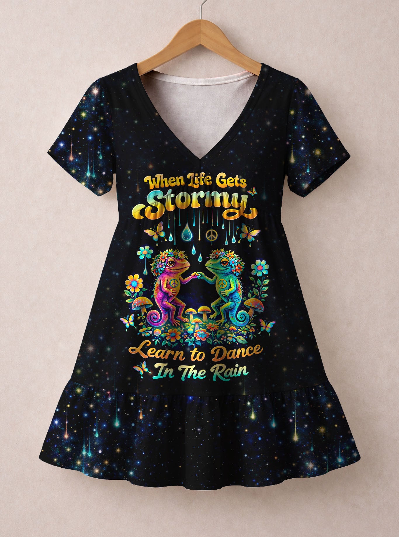"Stomp" Floral Dress