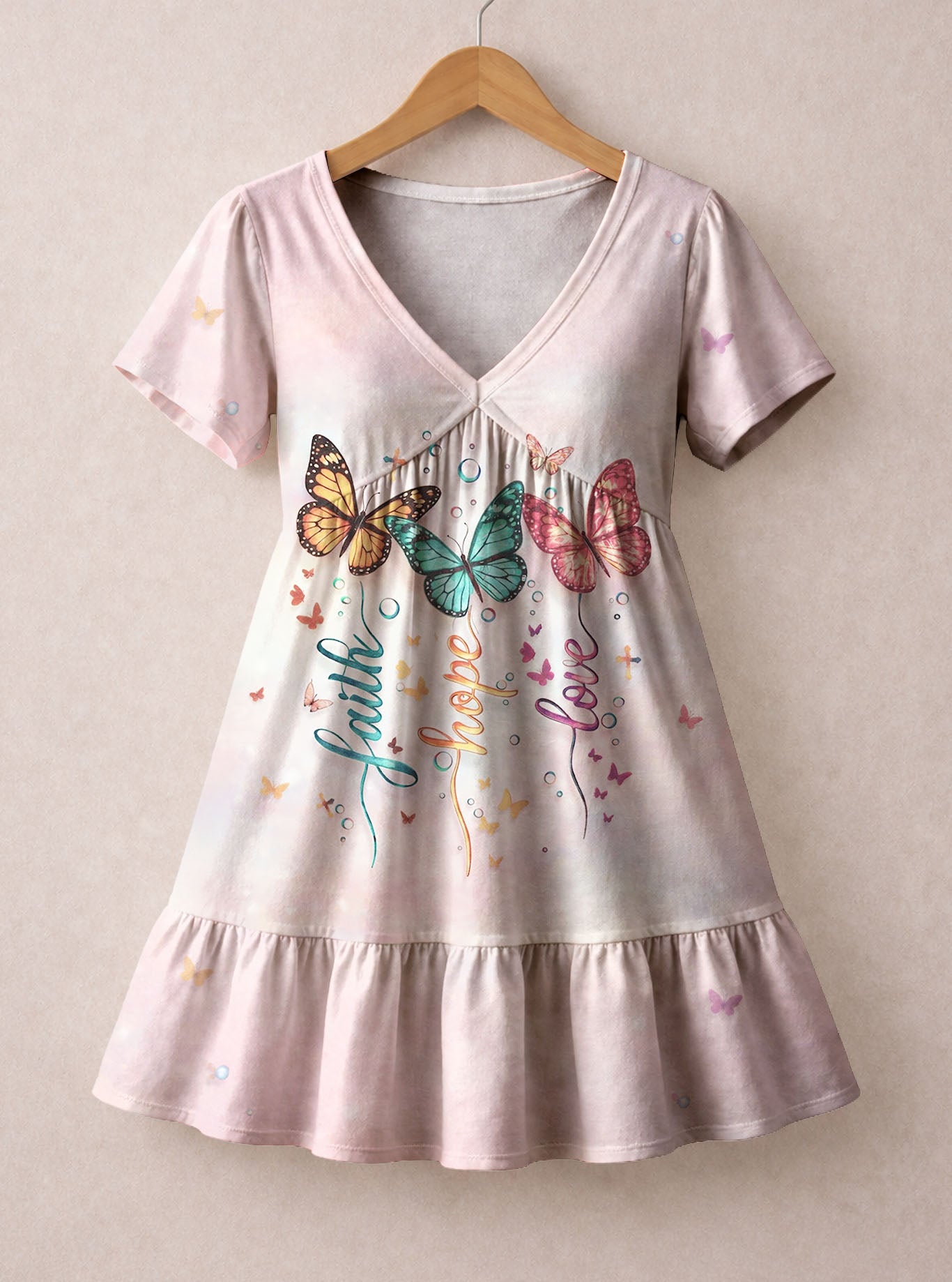 "Flutter" Floral Dress