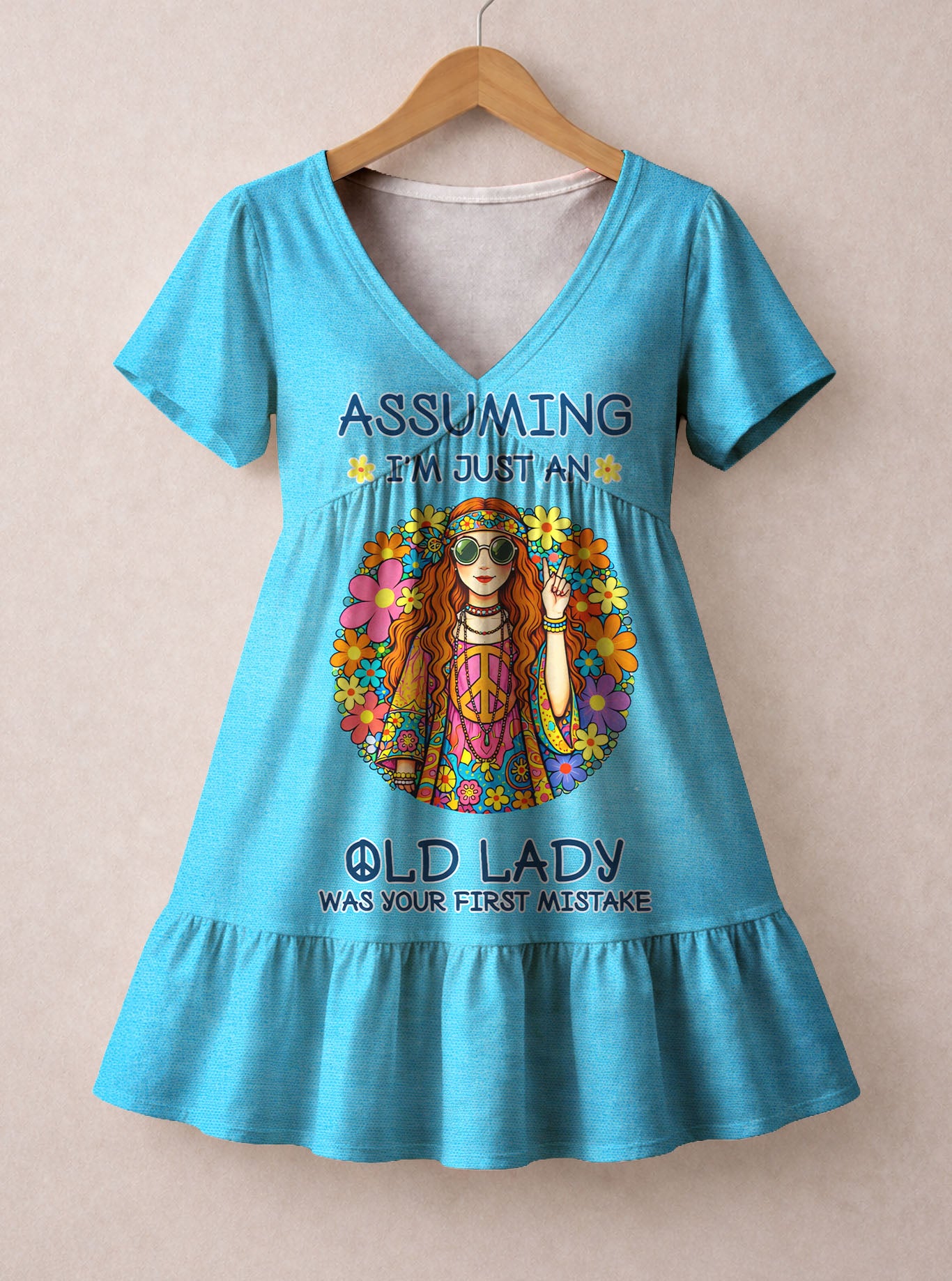 Turquoise "Moxie" Floral Dress