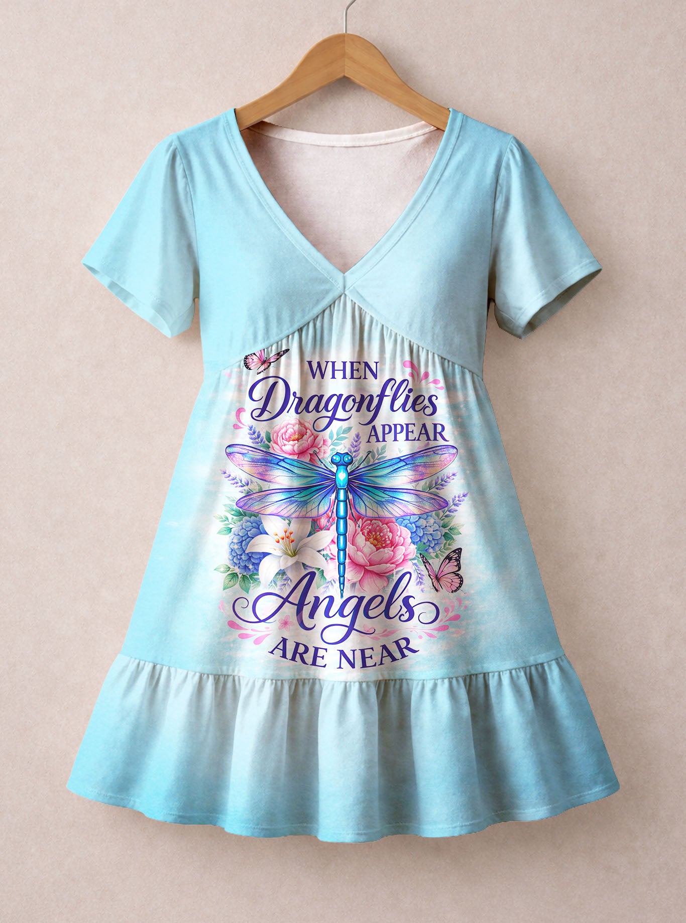 "Hover" Floral Dress
