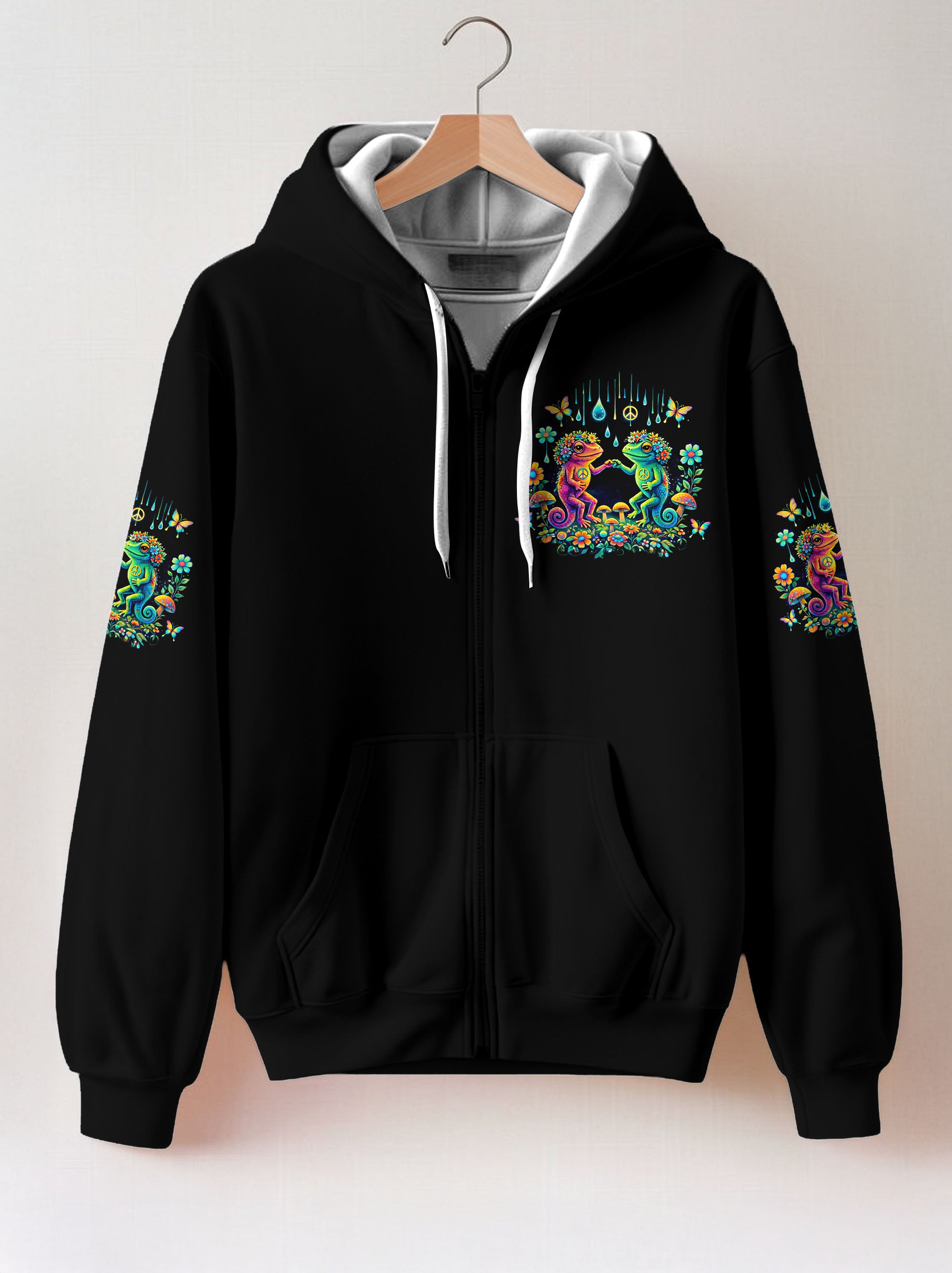 "Stomp" Zip Hoodie