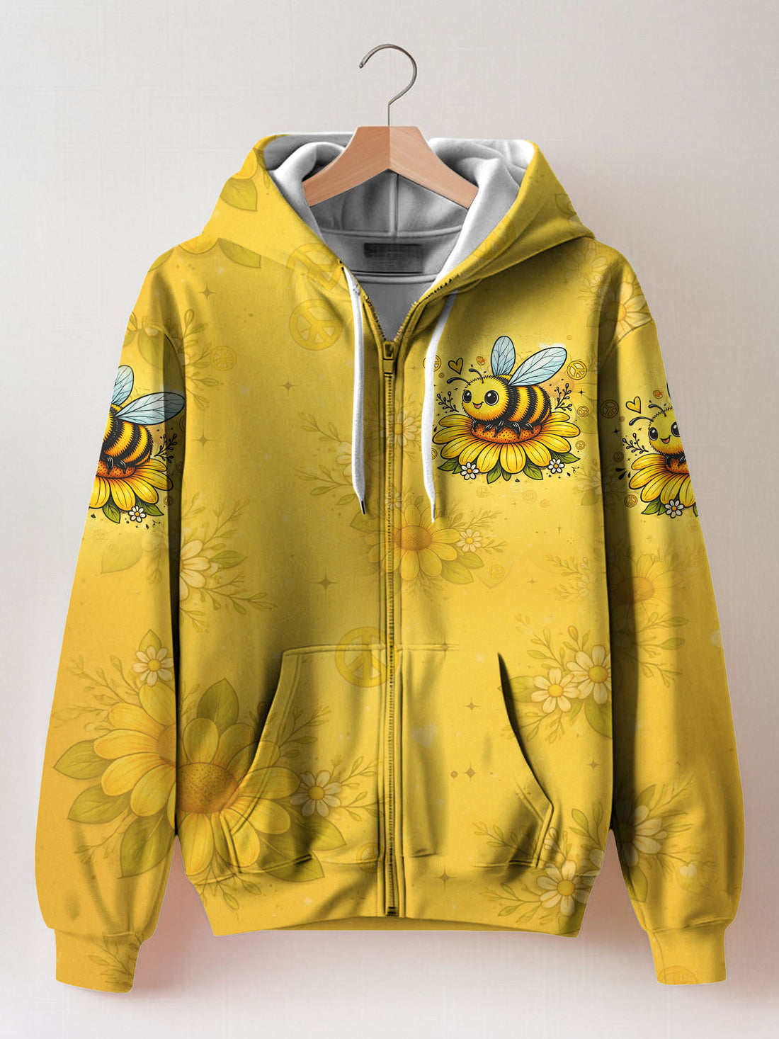 "Honey" Zip Hoodie